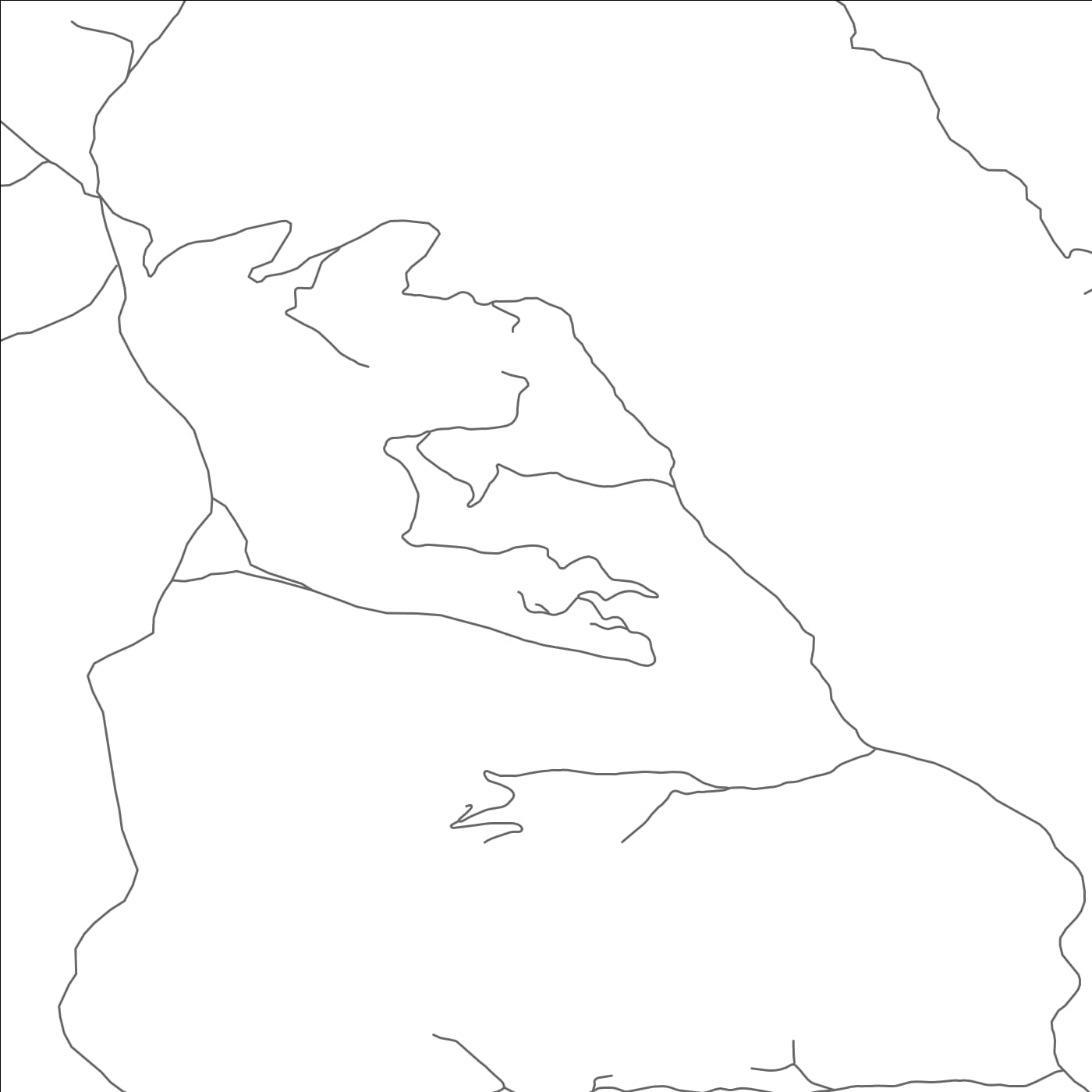 ROAD MAP OF GORNJA LOVNICA, MONTENEGRO BY MAPBAKES
