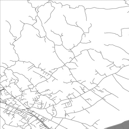 ROAD MAP OF KOLONZA, MONTENEGRO BY MAPBAKES