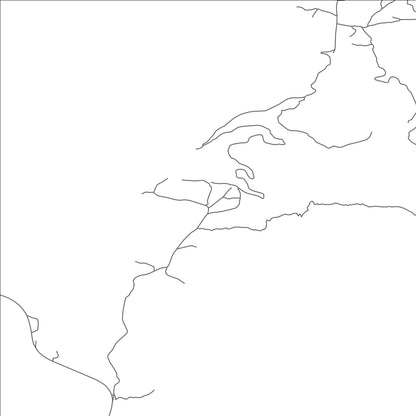 ROAD MAP OF KRUŠEVICE, MONTENEGRO BY MAPBAKES