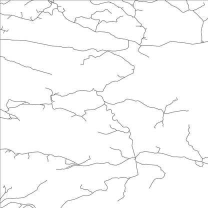 ROAD MAP OF KUNJE, MONTENEGRO BY MAPBAKES