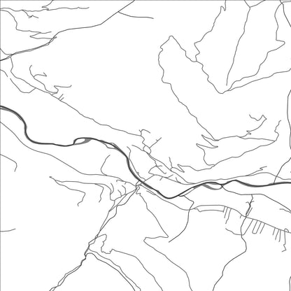 ROAD MAP OF MAŠNICA, MONTENEGRO BY MAPBAKES