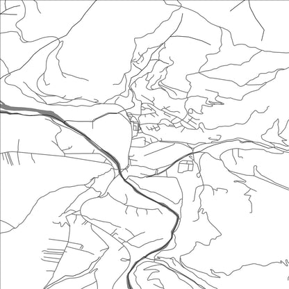 ROAD MAP OF MOJKOVAC, MONTENEGRO BY MAPBAKES