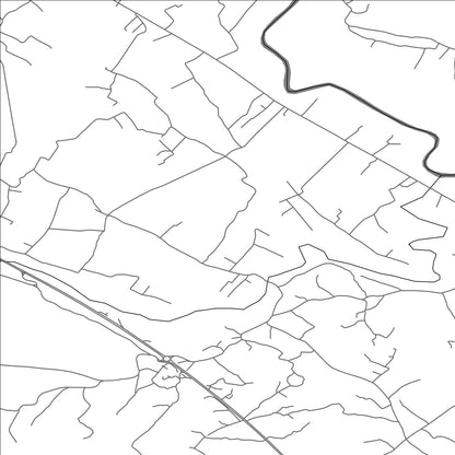 ROAD MAP OF PITOMA LOZA, MONTENEGRO BY MAPBAKES