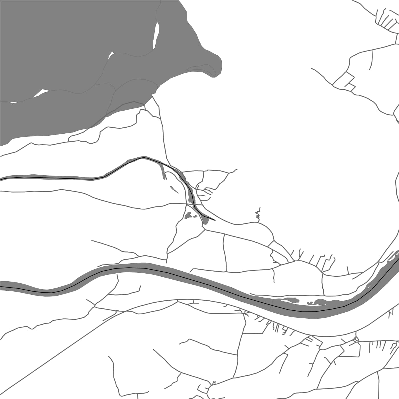 ROAD MAP OF PONARI, MONTENEGRO BY MAPBAKES