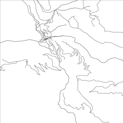 ROAD MAP OF ŠAVNIK, MONTENEGRO BY MAPBAKES