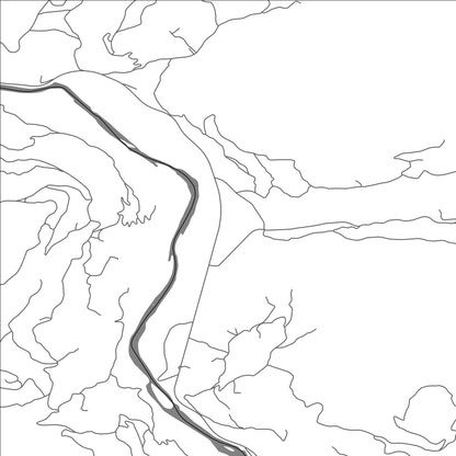 ROAD MAP OF SRĐEVAC, MONTENEGRO BY MAPBAKES