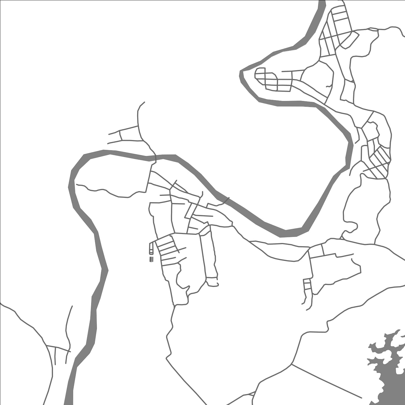 ROAD MAP OF AN, MYANMAR BY MAPBAKES