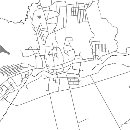 ROAD MAP OF KAWKAREIK, MYANMAR BY MAPBAKES