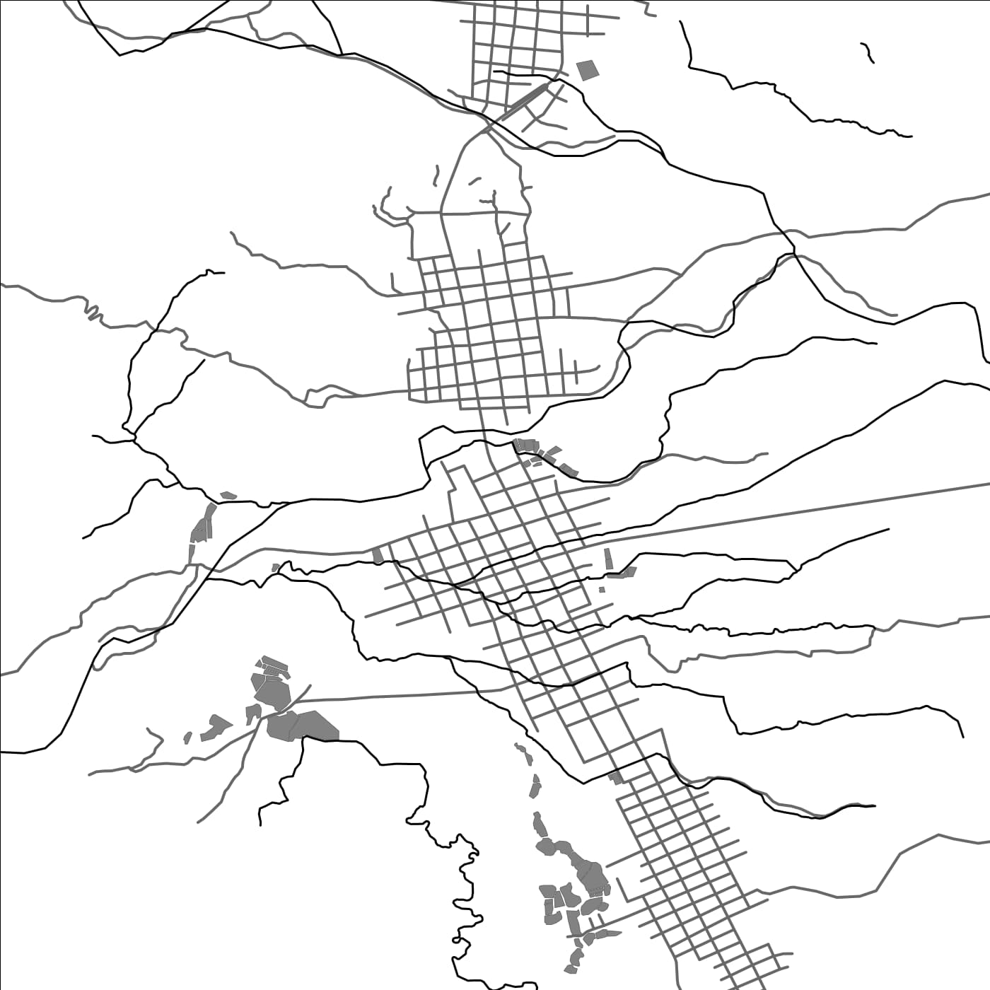 ROAD MAP OF KHAMPAT, MYANMAR BY MAPBAKES