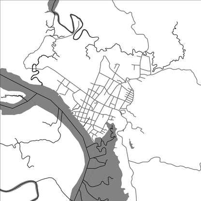 ROAD MAP OF KYEINTALI, MYANMAR BY MAPBAKES