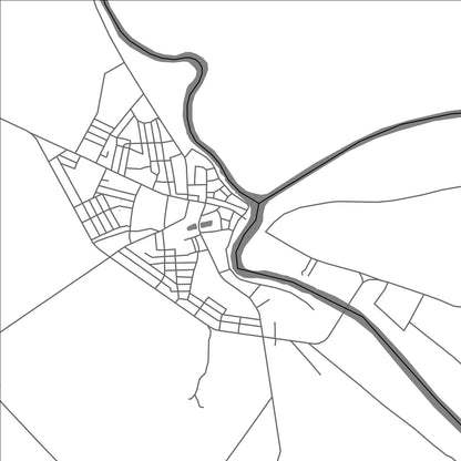 ROAD MAP OF KYONPYAW, MYANMAR BY MAPBAKES