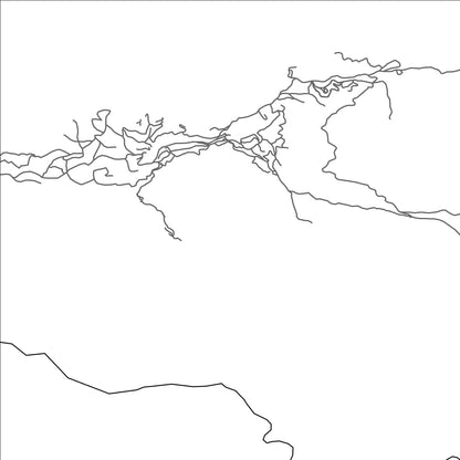 ROAD MAP OF MINDAT, MYANMAR BY MAPBAKES