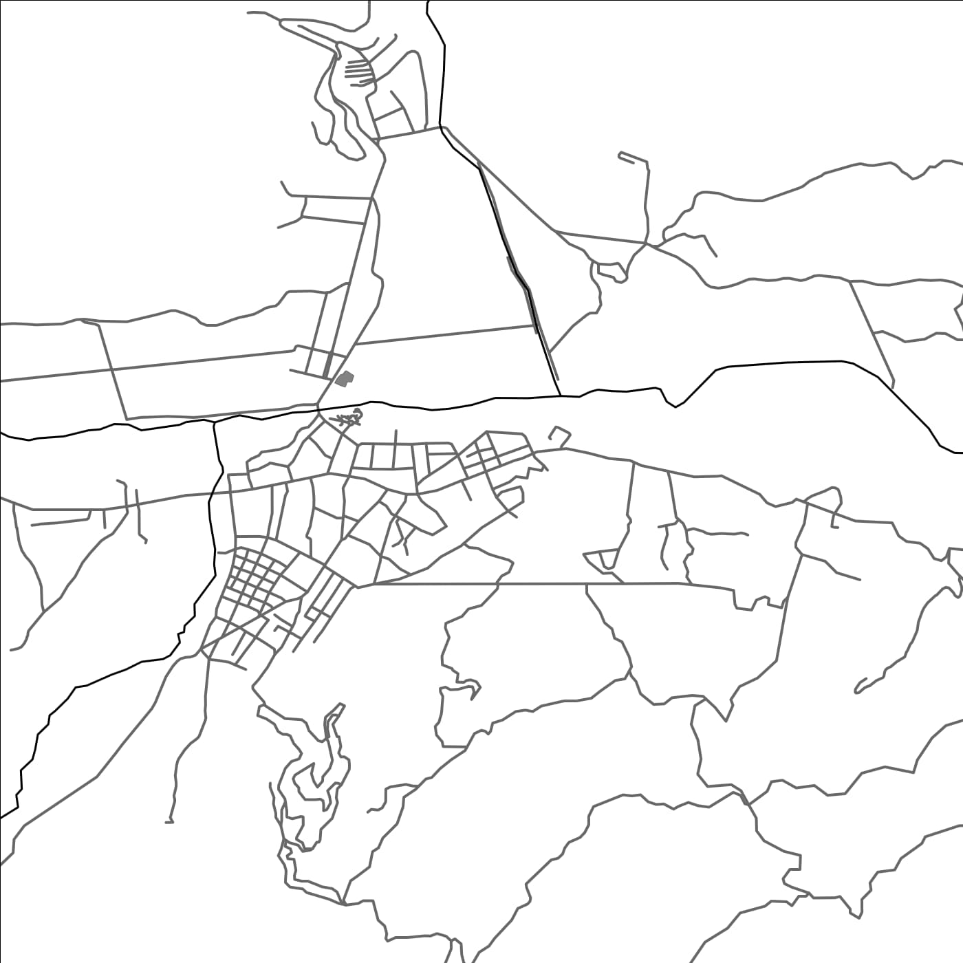 ROAD MAP OF PANGLONG, MYANMAR BY MAPBAKES