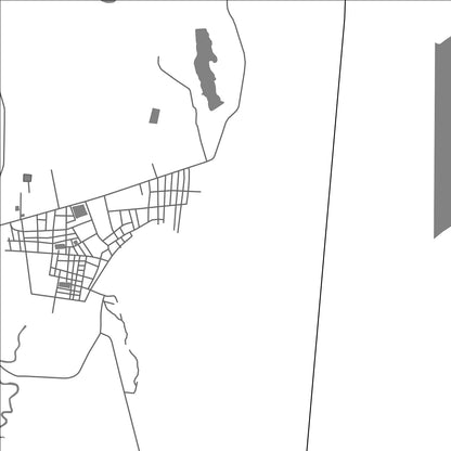 ROAD MAP OF PONNAGYUN, MYANMAR BY MAPBAKES