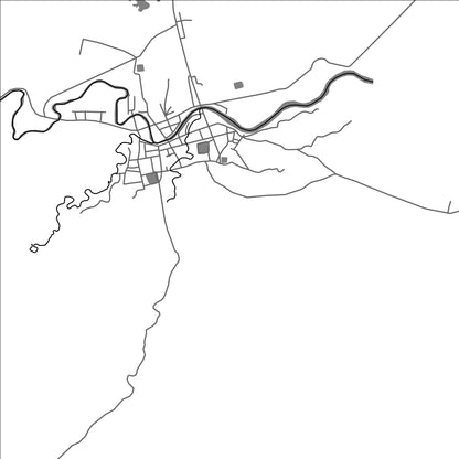 ROAD MAP OF RAMREE, MYANMAR BY MAPBAKES