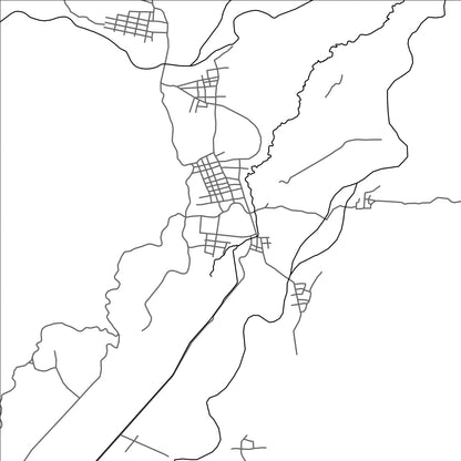 ROAD MAP OF TAWSALUN, MYANMAR BY MAPBAKES