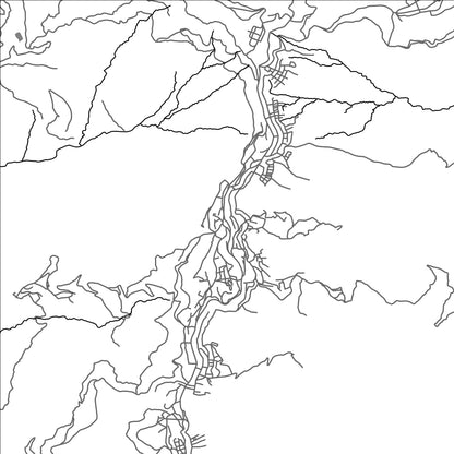 ROAD MAP OF TIDDIM, MYANMAR BY MAPBAKES