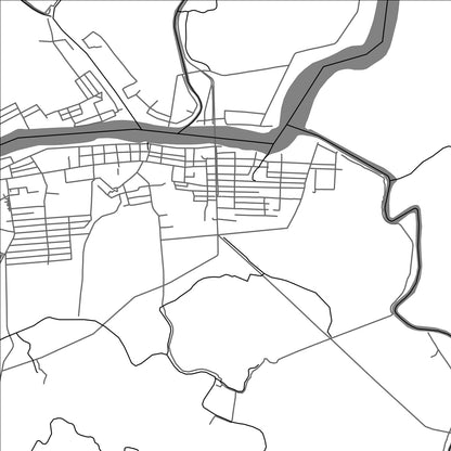 ROAD MAP OF WAKEMA, MYANMAR BY MAPBAKES