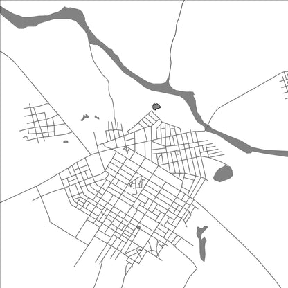 ROAD MAP OF MADAOUA, NIGER BY MAPBAKES