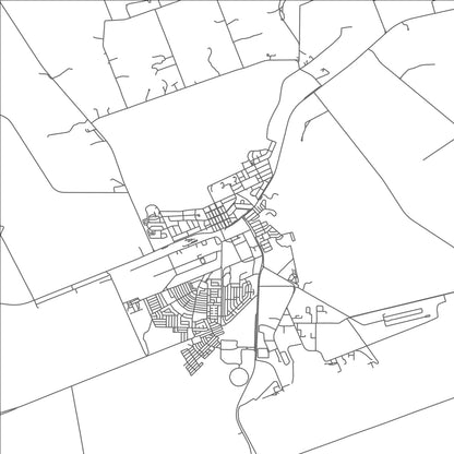 ROAD MAP OF GROOTFONTEIN, NAMIBIA BY MAPBAKES