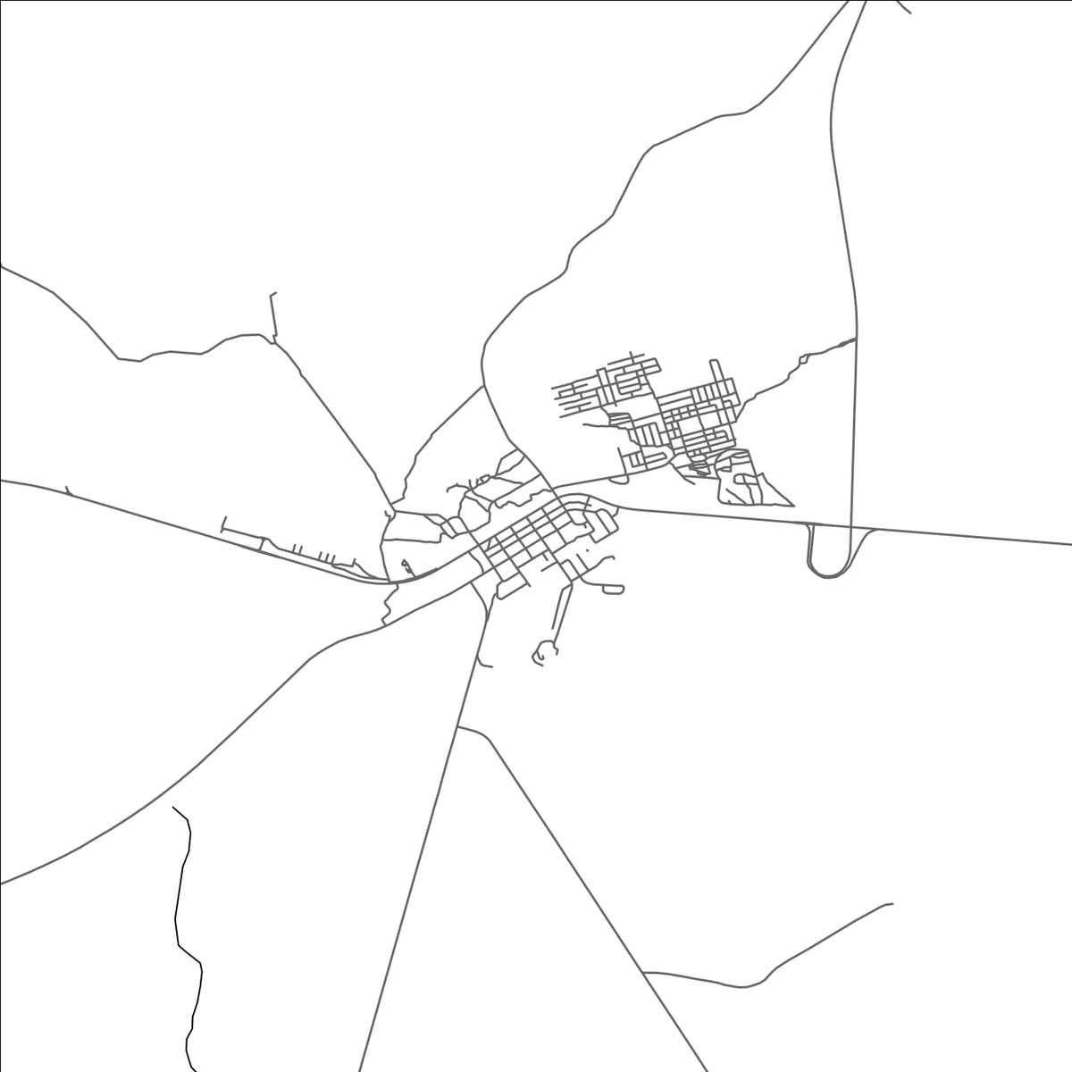 ROAD MAP OF KARIBIB, NAMIBIA BY MAPBAKES
