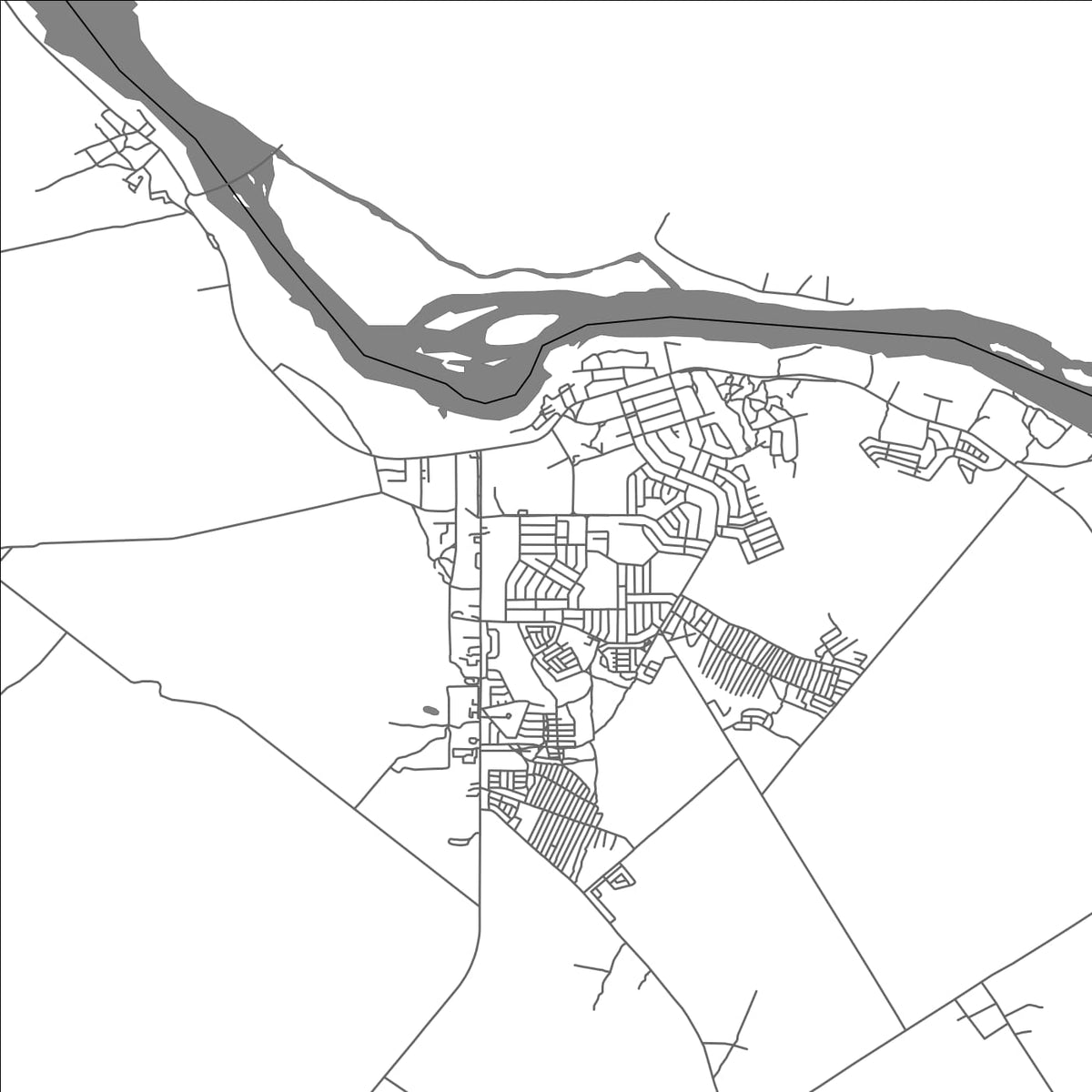 ROAD MAP OF KATIMA MULILO, NAMIBIA BY MAPBAKES