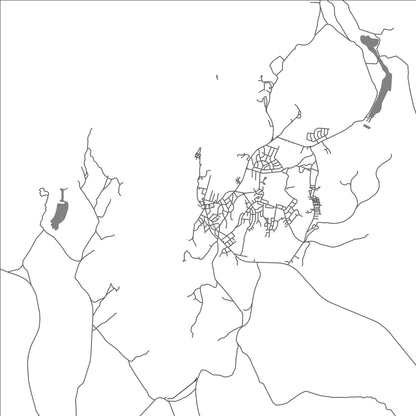 ROAD MAP OF LUDERITZ, NAMIBIA BY MAPBAKES