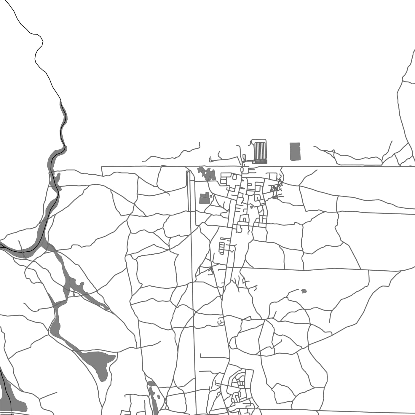 ROAD MAP OF OSHIKANGO, NAMIBIA BY MAPBAKES