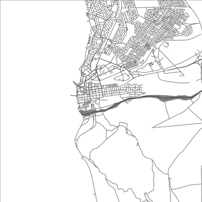 ROAD MAP OF SWAKOPMUND, NAMIBIA BY MAPBAKES