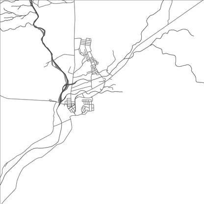 ROAD MAP OF USAKOS, NAMIBIA BY MAPBAKES