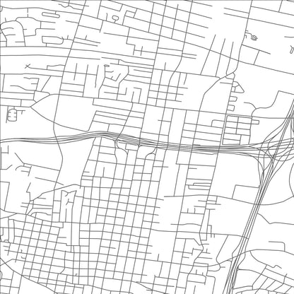 ROAD MAP OF ALBUQUERQUE, NEW MEXICO BY MAPBAKES