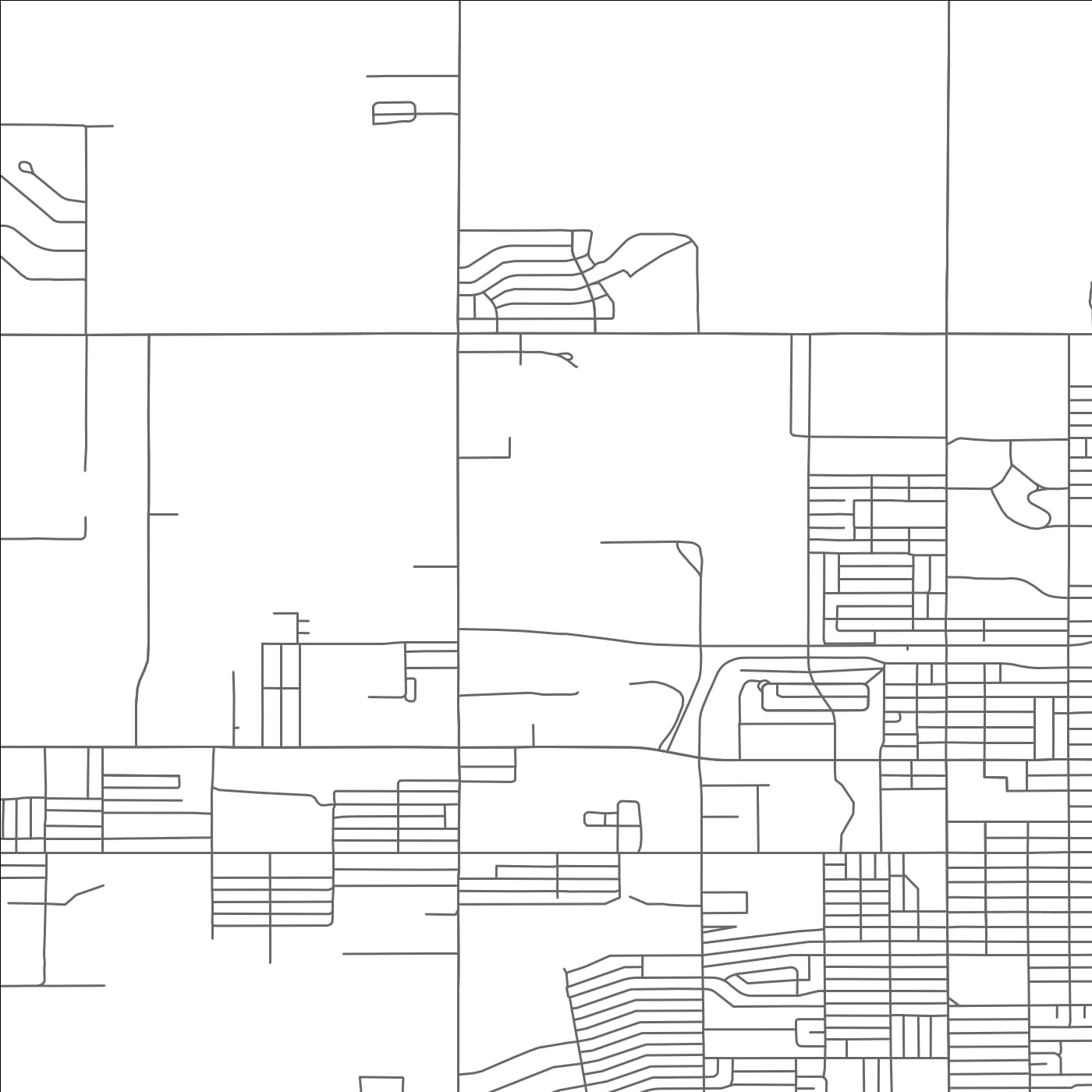 ROAD MAP OF ARTESIA, NEW MEXICO BY MAPBAKES