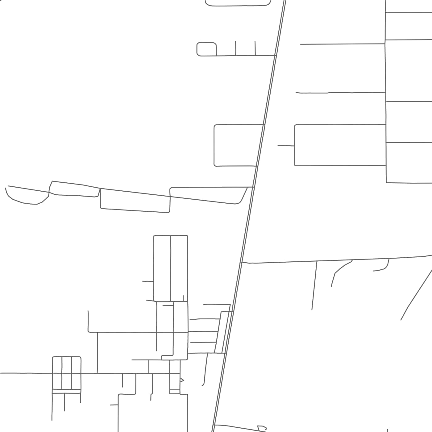 ROAD MAP OF BOLES ACRES, NEW MEXICO BY MAPBAKES