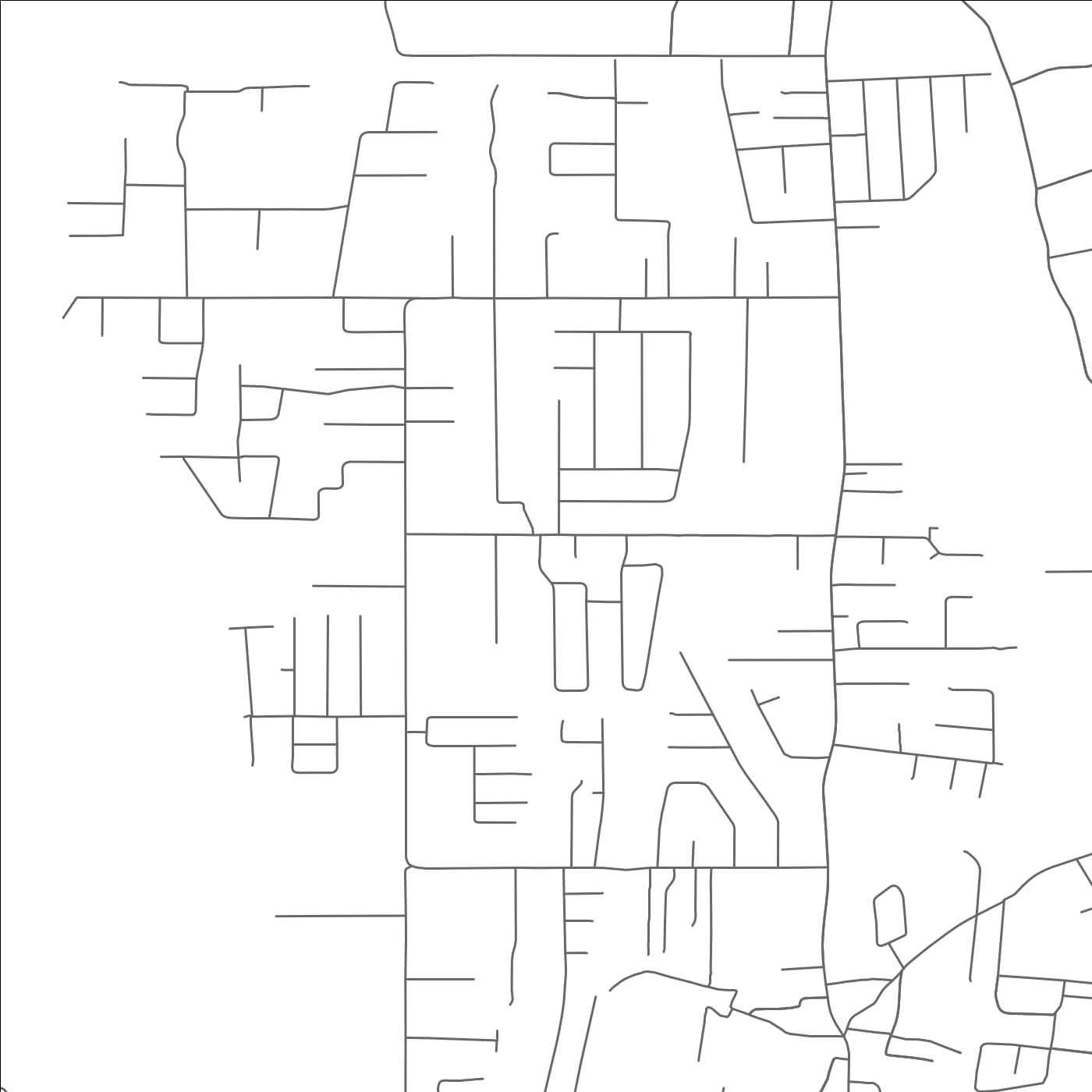 ROAD MAP OF BOSQUE FARMS, NEW MEXICO BY MAPBAKES