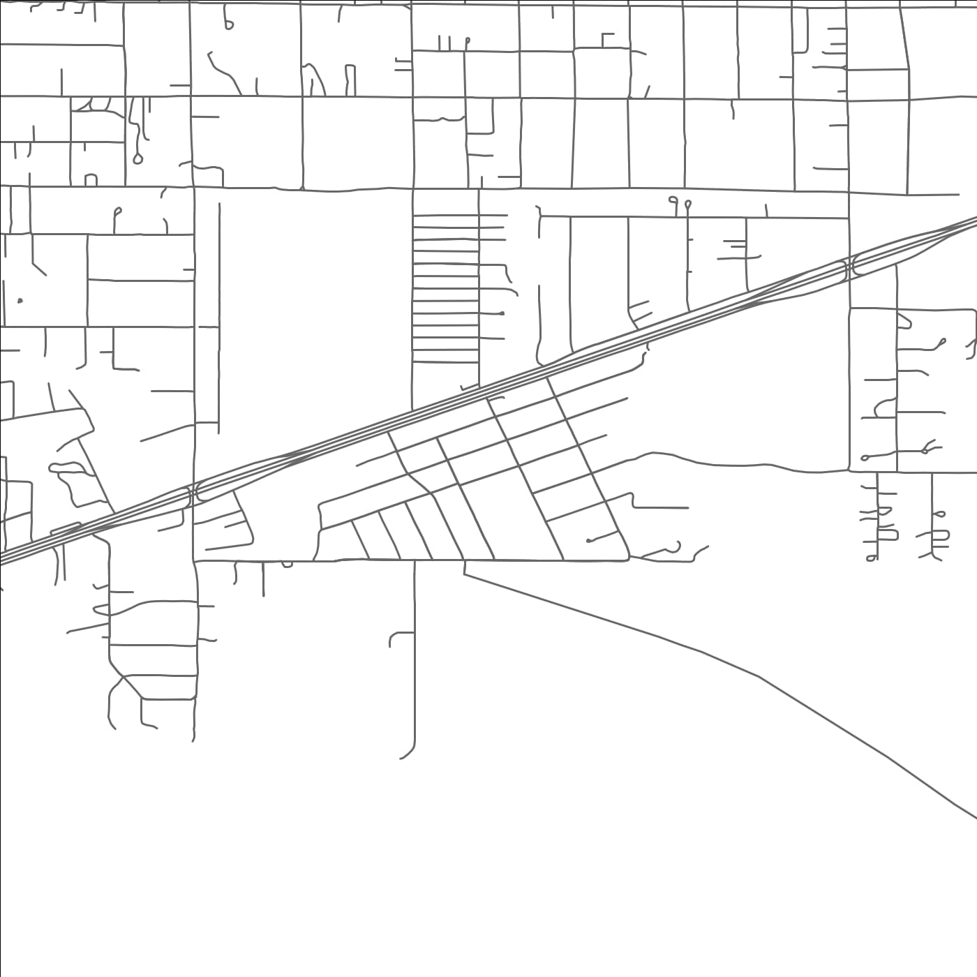 ROAD MAP OF BUTTERFIELD PARK, NEW MEXICO BY MAPBAKES