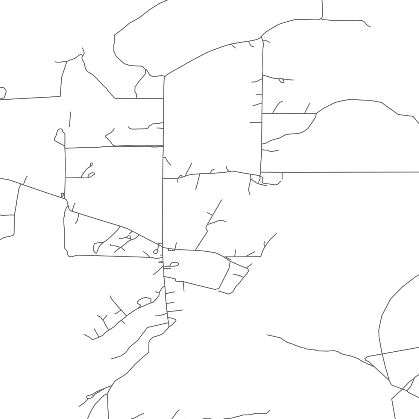 ROAD MAP OF CANJILON, NEW MEXICO BY MAPBAKES