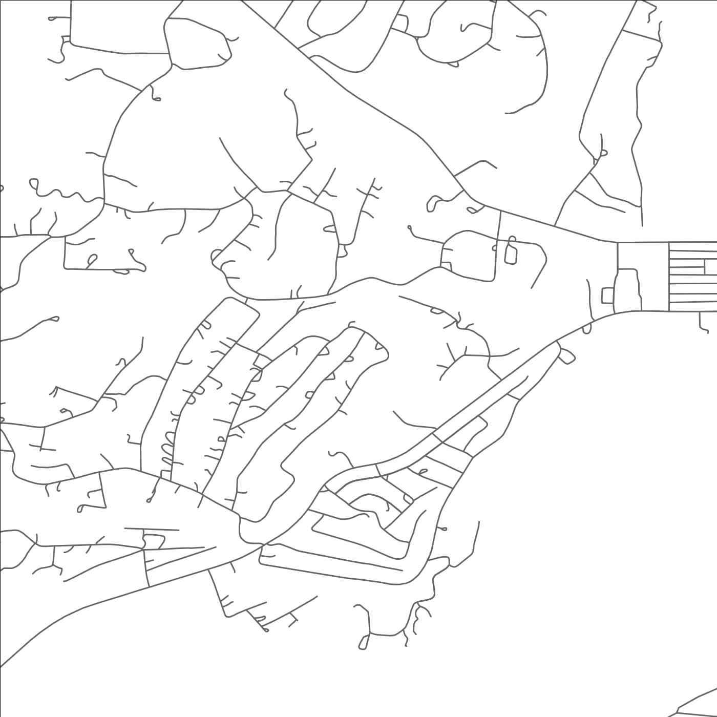 ROAD MAP OF CAPITAN, NEW MEXICO BY MAPBAKES