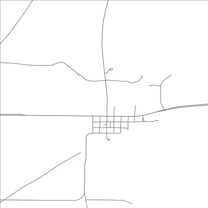 ROAD MAP OF CAPULIN, NEW MEXICO BY MAPBAKES