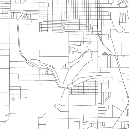 ROAD MAP OF CARLSBAD, NEW MEXICO BY MAPBAKES