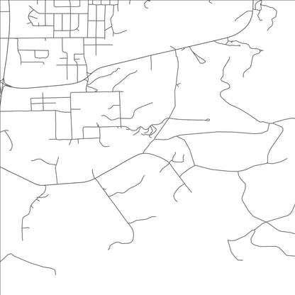 ROAD MAP OF CATALPA CANYON, NEW MEXICO BY MAPBAKES