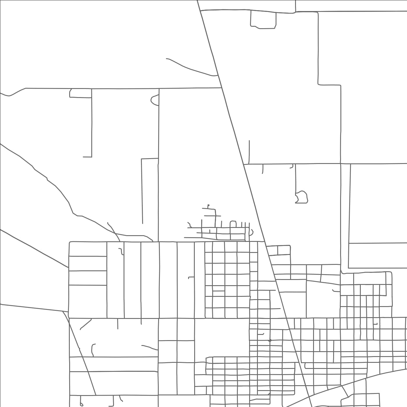 ROAD MAP OF CITY OF THE SUN, NEW MEXICO BY MAPBAKES