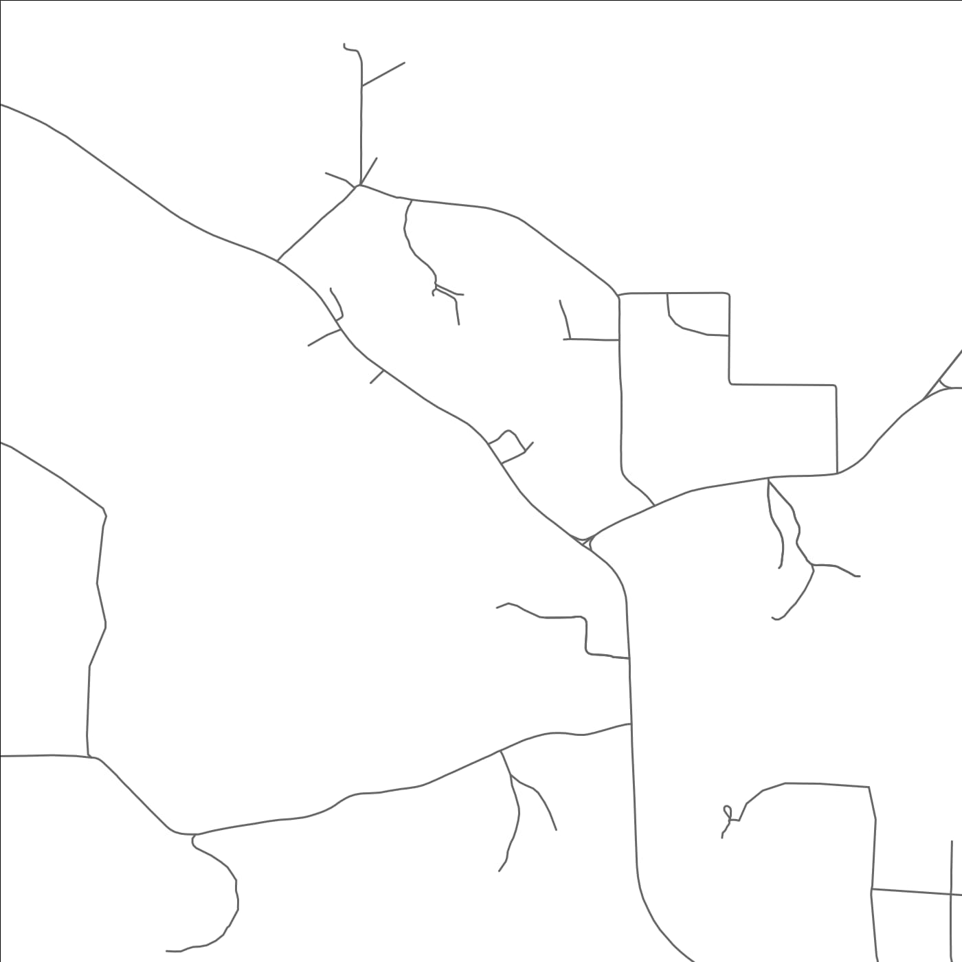 ROAD MAP OF CLIFF, NEW MEXICO BY MAPBAKES