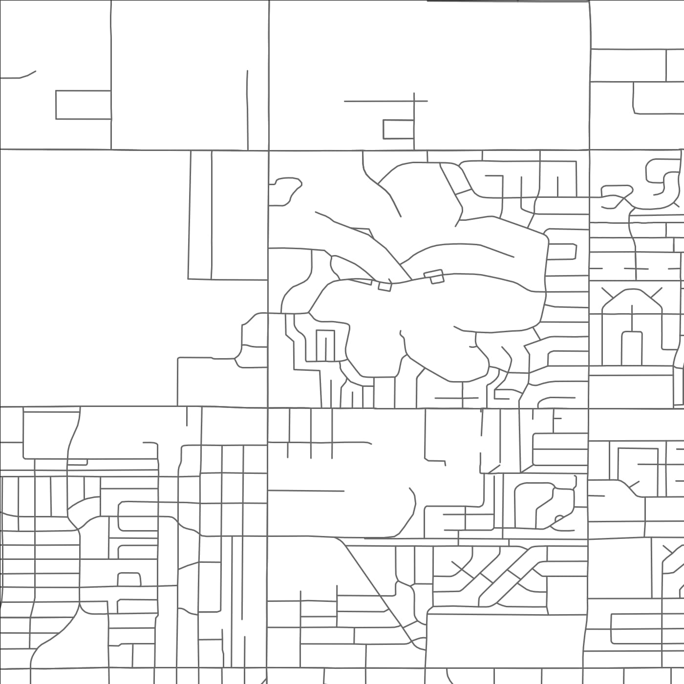 ROAD MAP OF CLOVIS, NEW MEXICO BY MAPBAKES