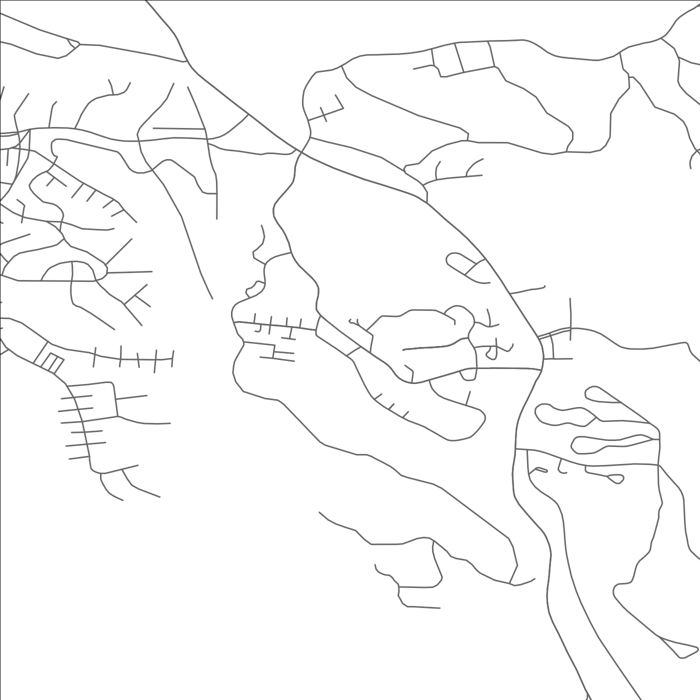 ROAD MAP OF COCHITI LAKE, NEW MEXICO BY MAPBAKES