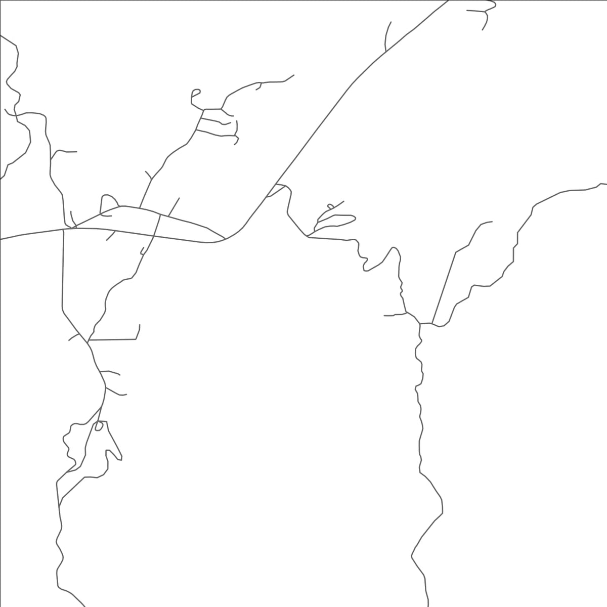 ROAD MAP OF COYOTE, NEW MEXICO BY MAPBAKES
