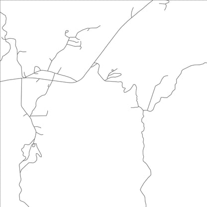 ROAD MAP OF COYOTE, NEW MEXICO BY MAPBAKES