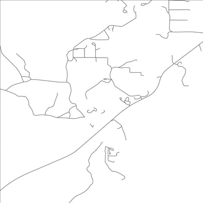 ROAD MAP OF CRUZVILLE, NEW MEXICO BY MAPBAKES