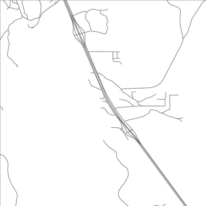 ROAD MAP OF CUYAMUNGUE GRANT, NEW MEXICO BY MAPBAKES