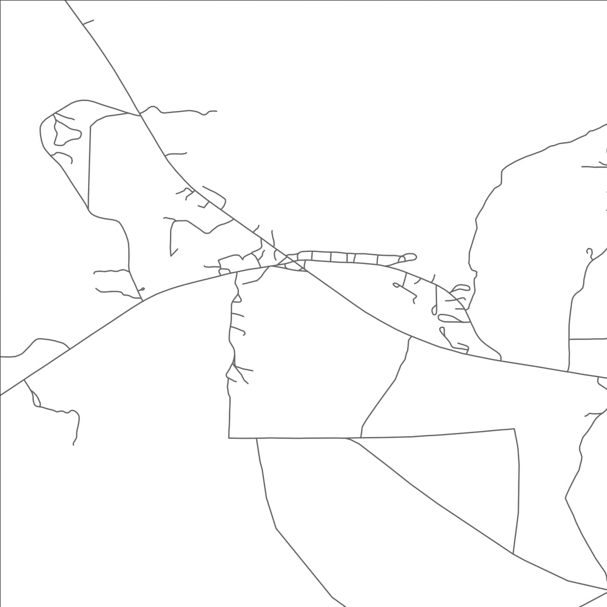 ROAD MAP OF DATIL, NEW MEXICO BY MAPBAKES