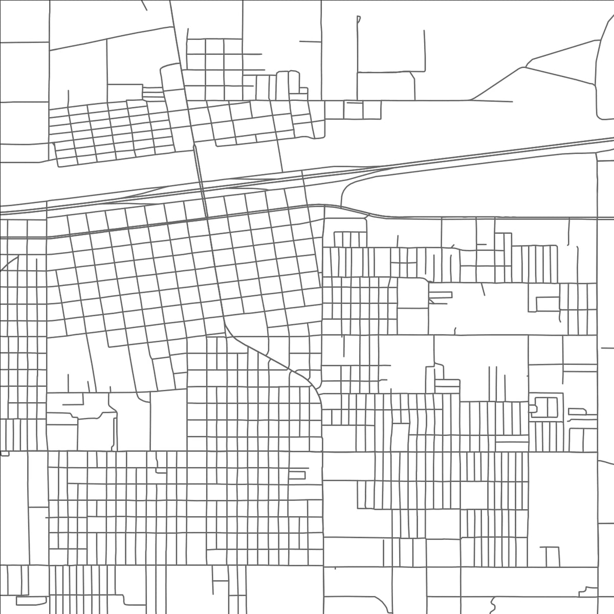 ROAD MAP OF DEMING, NEW MEXICO BY MAPBAKES